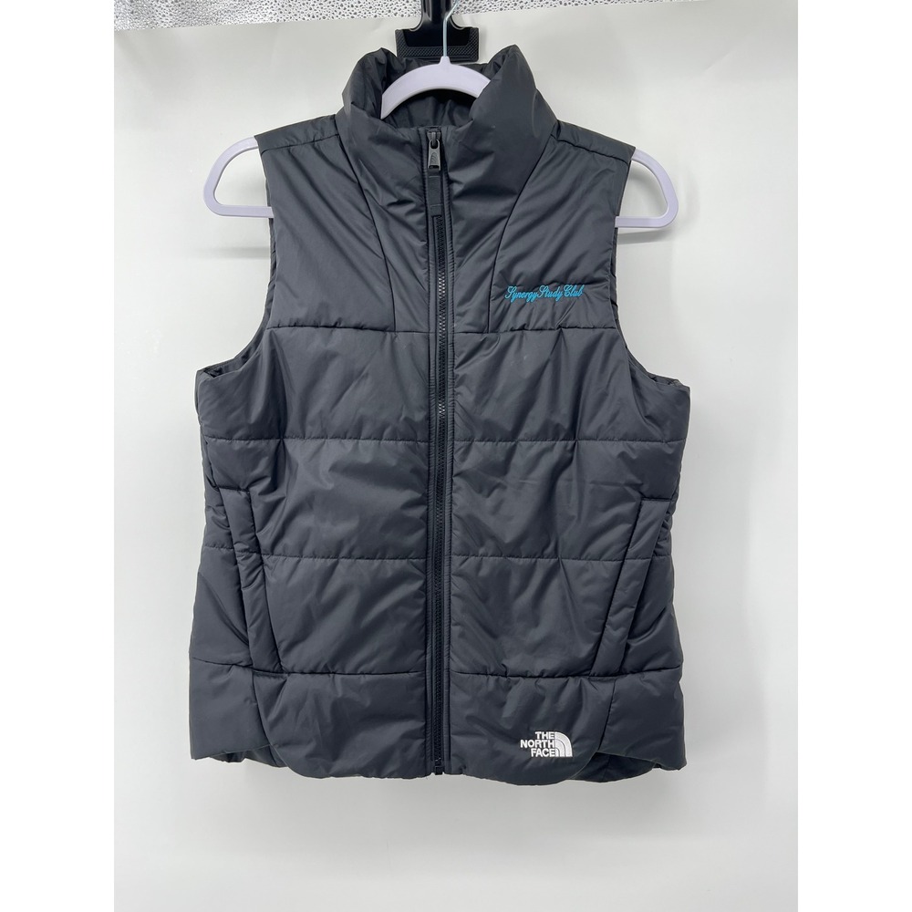 The North Face Womens Black Puffer Vest Full Zip Insulated Quilted Small